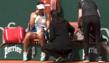 Emma Raducanu has blood pressure taken on court as Brit suffers French Open scare | Tennis | Sport
