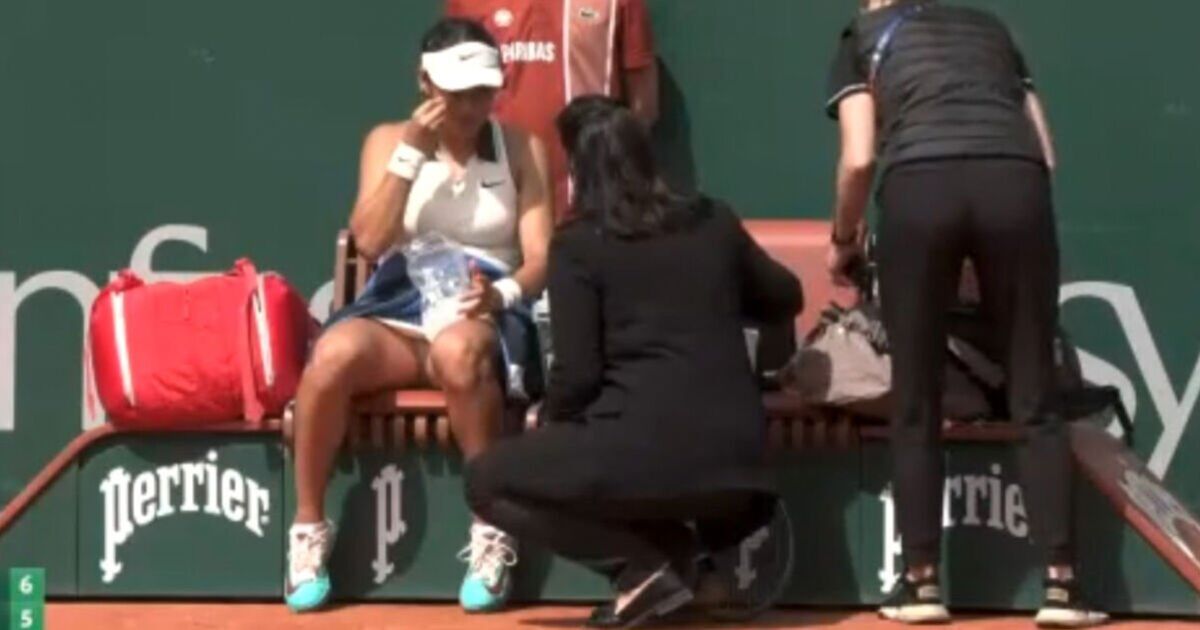Emma Raducanu has blood pressure taken on court as Brit suffers French Open scare | Tennis | Sport