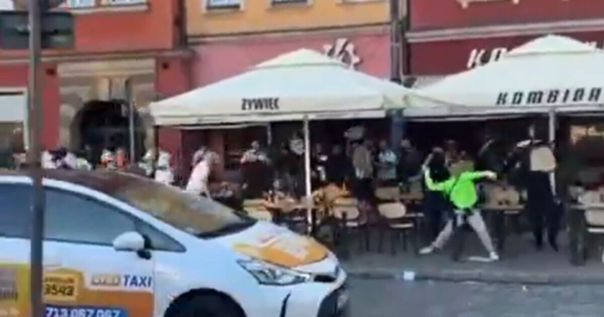 Chelsea and Real Betis fans clash in ugly scenes as police use tear gas | Football | Sport