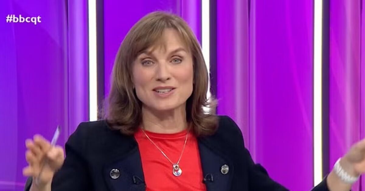 Question Time's Fiona Bruce brings show to a halt as guest screams 'do something' | TV & Radio | Showbiz & TV
