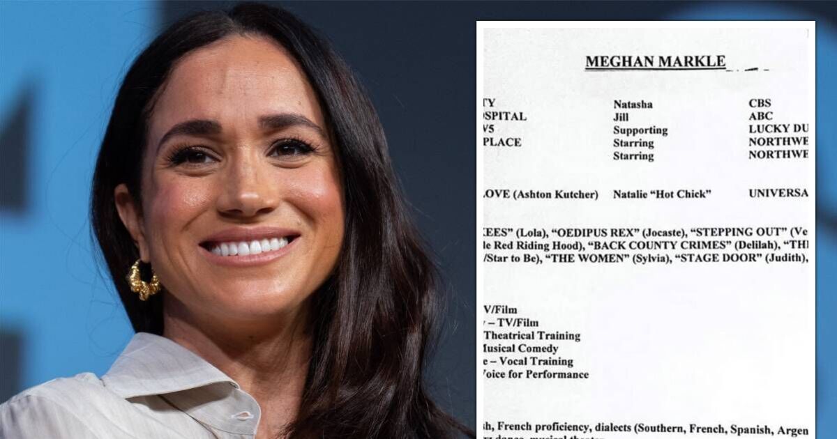 Meghan Markle's old CV resurfaces after Duchess's latest comments on identity struggles | Royal | News