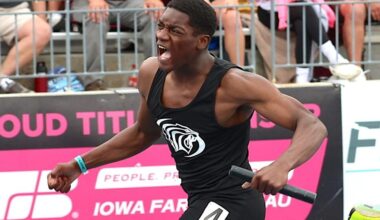 State track and field: New London blazes blue oval to Class 1A 4x100 state championship | The Hawk Eye - Burlington, Iowa