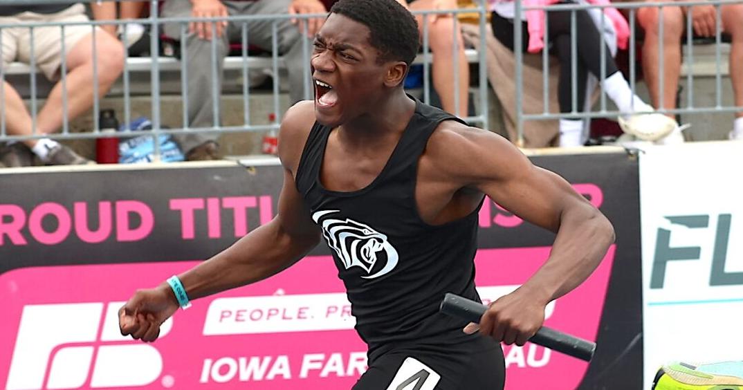 State track and field: New London blazes blue oval to Class 1A 4x100 state championship | The Hawk Eye - Burlington, Iowa