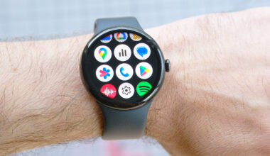 A close-up of the Google Pixel 9 showing the process for enabling Loss of Pulse Detection on the Pixel Watch 3
