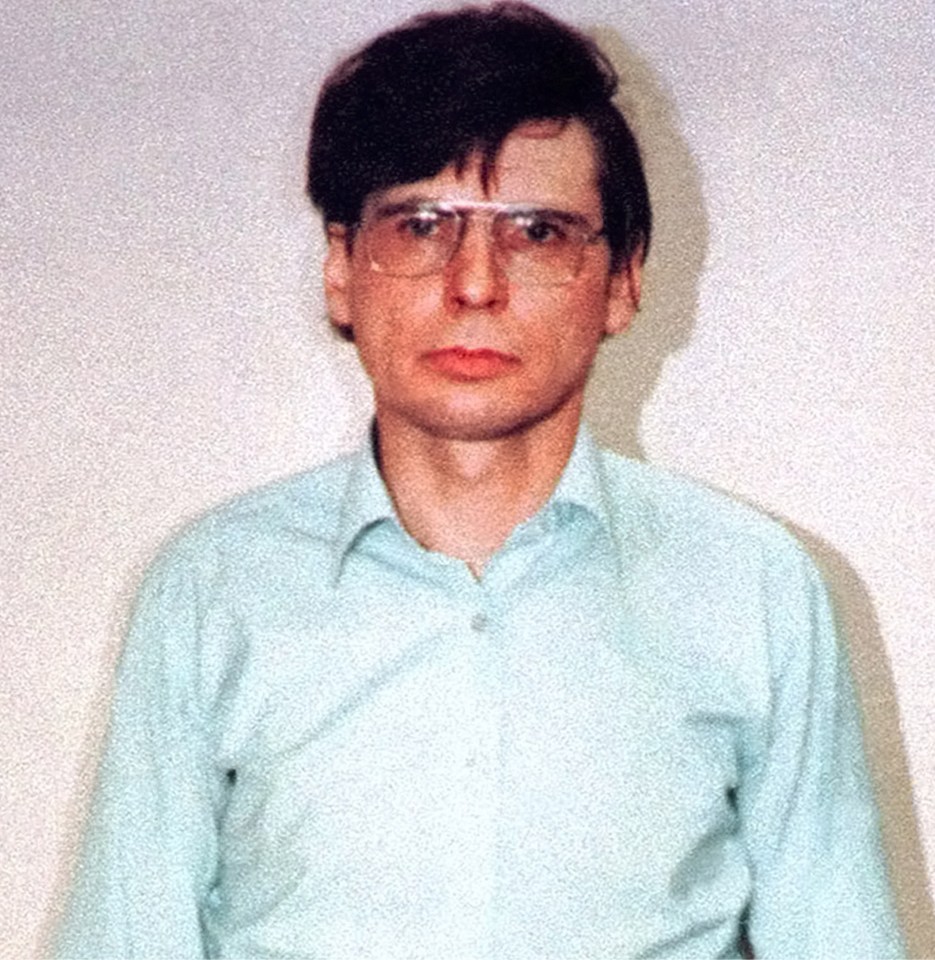 Mugshot of serial killer Dennis Nilsen.
