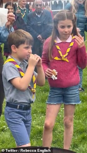 Prince Louis and Princess Charlotte
