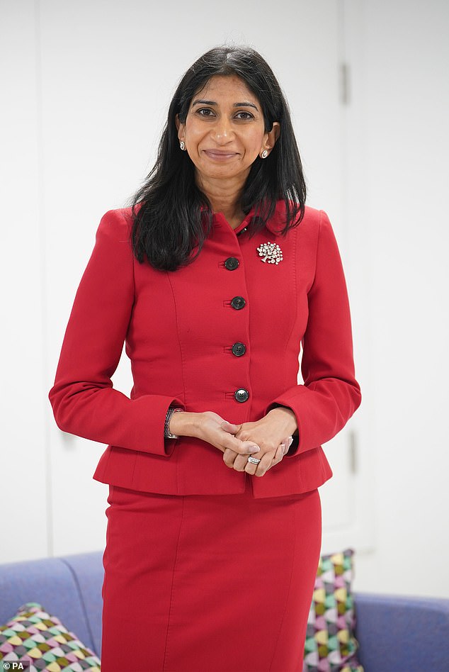 Mrs Braverman said at the time she felt that Mr Lineker's comments were 'disappointing' when he compared her policies to Nazi Germany