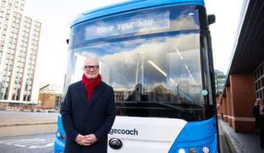 West Midlands Mayor Richard Parker at Wolverhampton Bus Station. PIC: Gurdip Thandi LDR