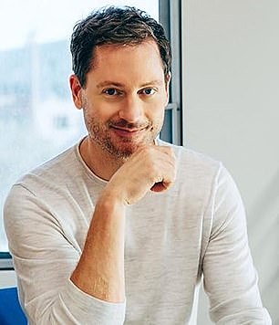 Bryan Johnson is shown here in 2018 before beginning his biohacking endeavors