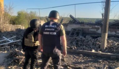 Russians launch large-scale air strike on Kupiansk in Kharkiv Oblast, killing one man – photos