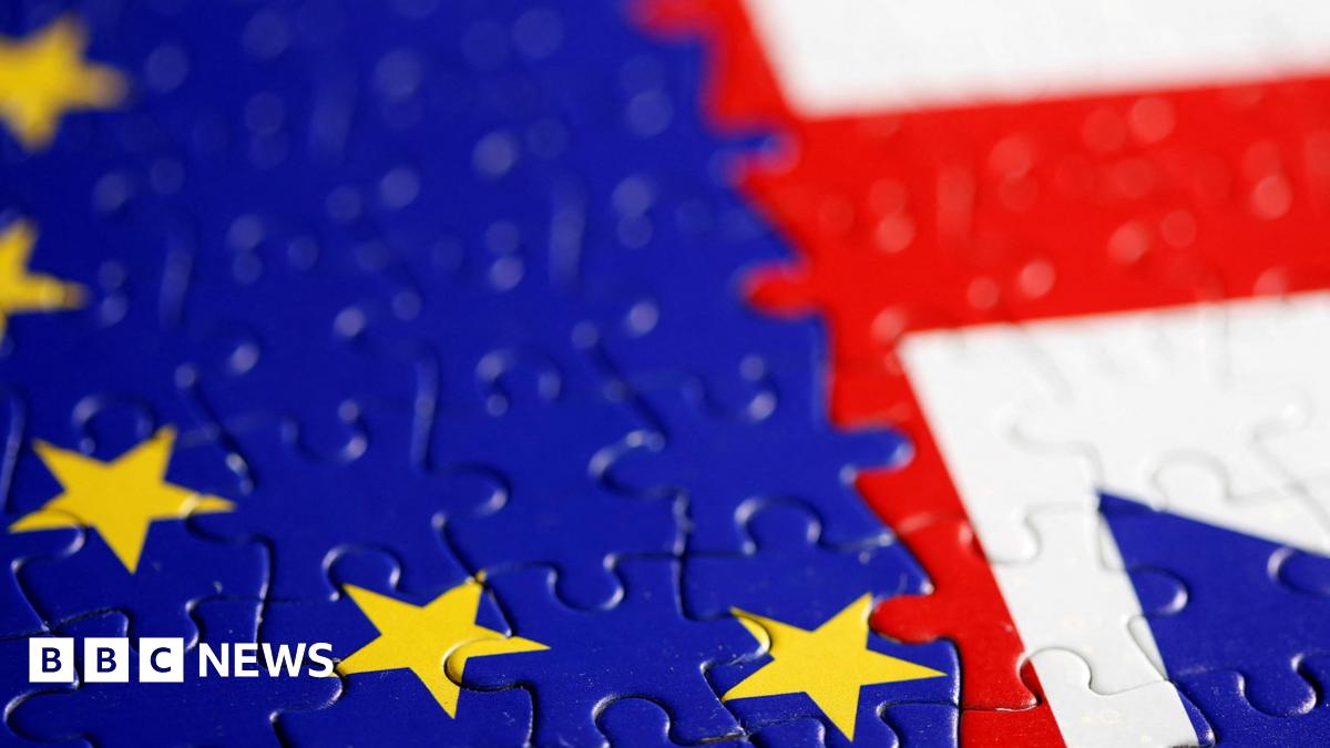 jigsaw puzzle of the EU and UK flags