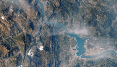 NASA's Expedition 19 crew captured satellite imagery of man-made object that's slowing down Earth's rotation