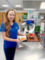 Zita McNaugher, Food Technologist at CAFRE, is helping FareShare NI tackle the problem of food surplus by developing recipes using fresh vegetables to extend product life and usability