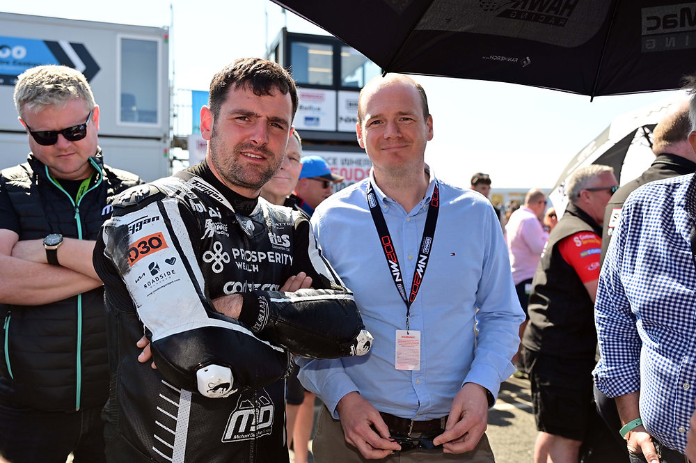 Communities Minister ‘races’ to the starting grid at North West 200