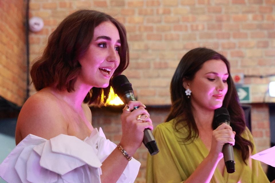 Emily Hanna and Chloe Henning at the VAVA Awards launch party