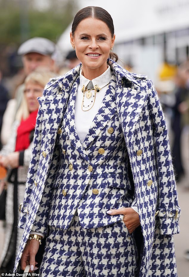 Despite Kate's clear appreciation for Holland Cooper clothing of the past several years, Jade Holland Cooper (pictured at the Cheltenham Festival) has admitted that even now, she still 'never knows when Kate is going to wear the brand'