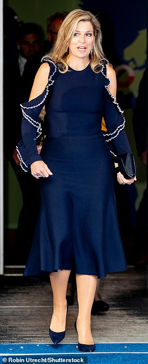Queen Maxima of the Netherlands attends the Global Entrepreneurship Summit (GES) in the World Forum at The Hague in 2019
