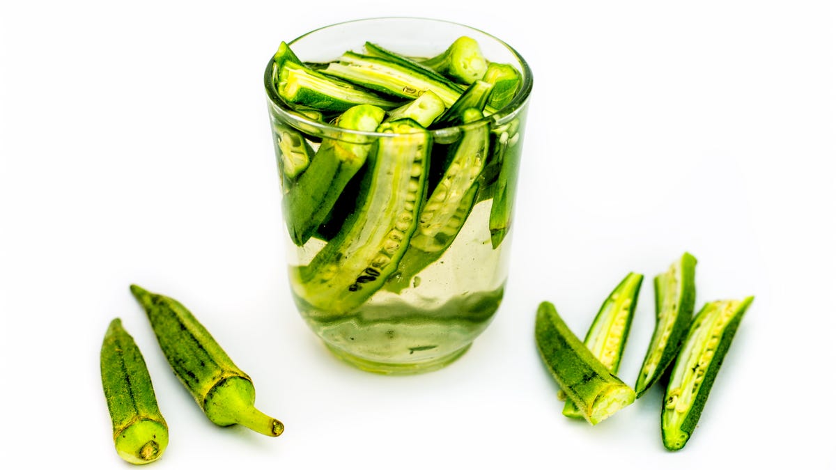 What is okra water good for?
