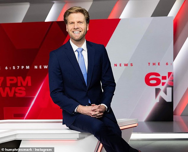 Seven axed its satirical news segment hosted by comedian Mark Humphries (pictured) as its news ratings struggled against rival Channel Nine