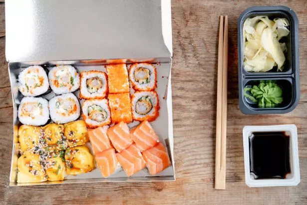 Leftover sushi 