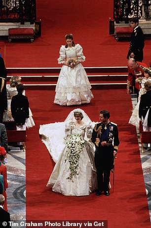 Sarah served as a chief bridesmaid at Charles's 1981 nuptials to Princess Diana