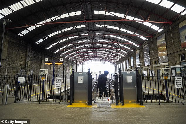 The CrossCountry train terminates at Penzance station in Cornwall, which is its 40th stop