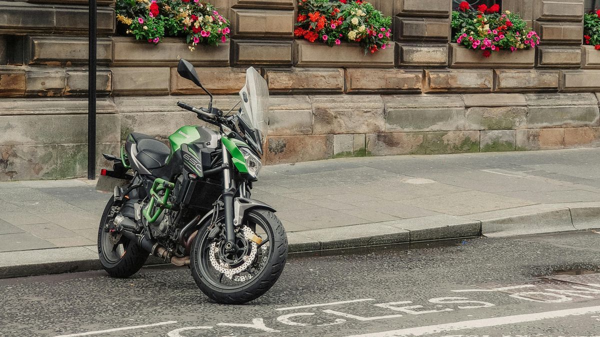 Motorbikes are often seen lining the coast