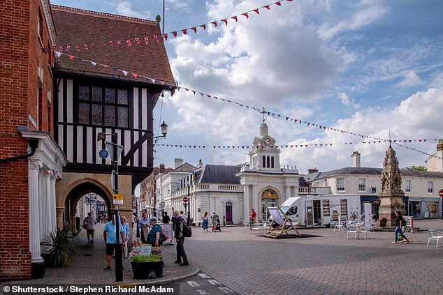 The town has a beautiful historic square, featuring a town hall built in 1761, which was extensively remodelled and extended in 1879