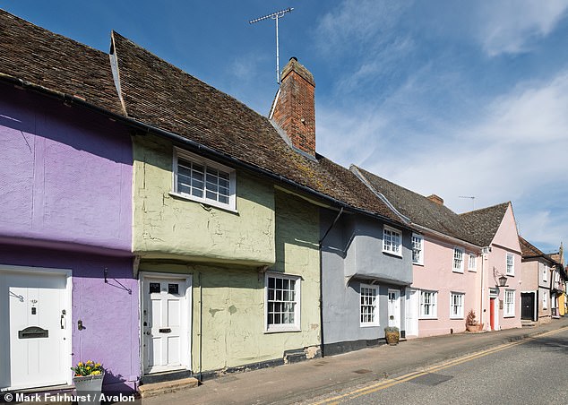 The picturesque colourful old houses in Saffron Walden are a hit with TikTokkers