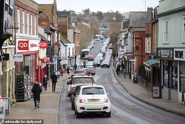 The lively high street has a range of independent shops. But residents say there are a lack of outlets for youngsters to 'go in and browse'