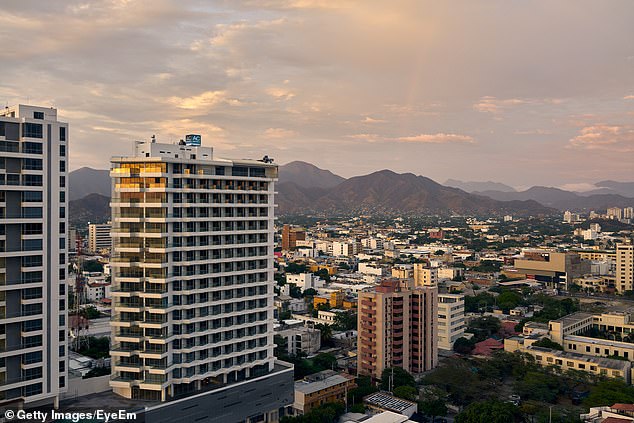 The mayor of Santa Marta (pictured), Carlos Pinedo Cuello, said authorities had offered a reward of nearly £9,000 for information that leads to the capture of those responsible