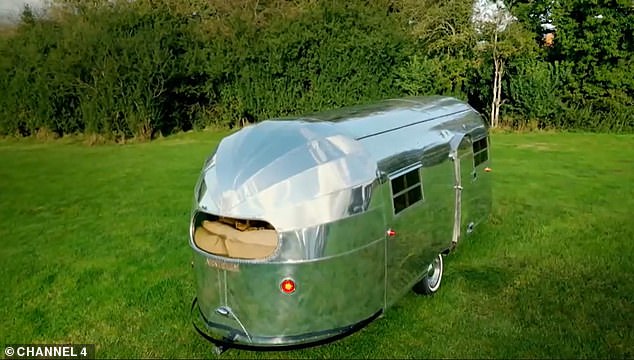 George Clarke was left speechless by the 'best' campervan renovation he'd ever seen on Amazing Spaces. Pictured: The campervan after renovation