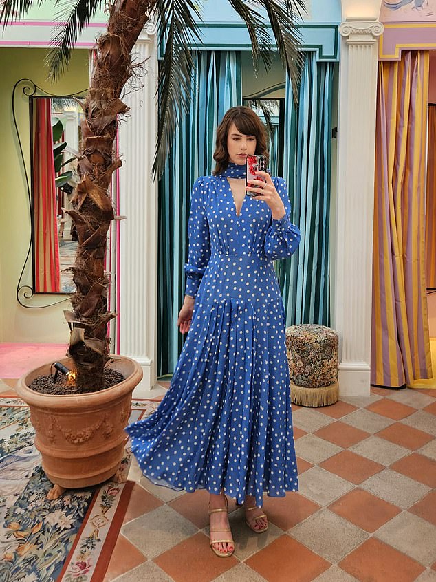 Rebekah was completely taken with every detail of Rixo's Marigold Silk Midi Dress