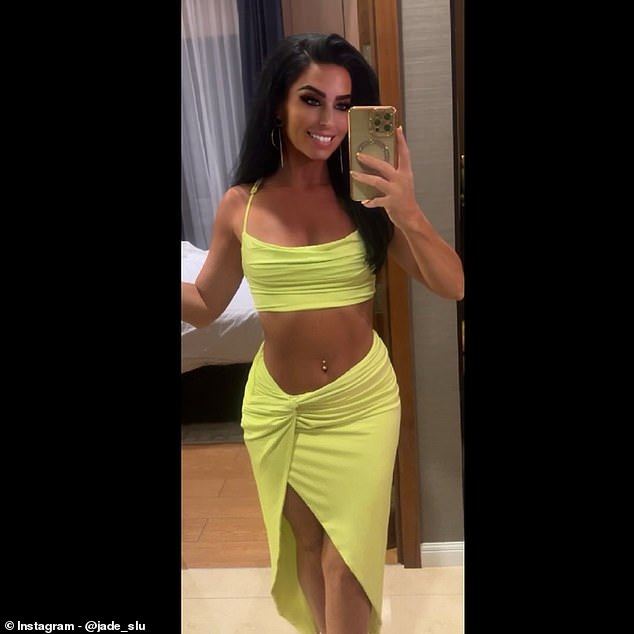 The 39-year-old works as a walk-on girl for Sky Sports and has rubbed shoulders with celebs