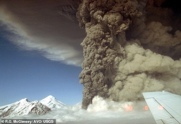 While scientists are not sure when Uturuncu will erupt, they are watching Mount Spurr in Alaska that is showing signs of unrest. It last erupted in 1922 (pictured)