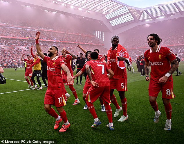 Their triumph this season drew them level with Man United for the most top-flight titles ever