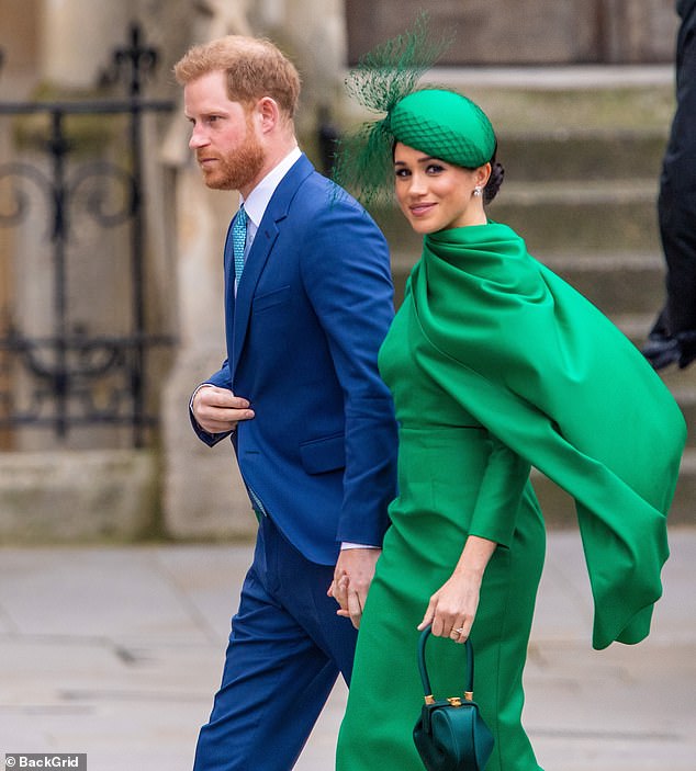 Harry and Meghan at Westminster Abbey in 2020. During a bombshell interview with Oprah Winfrey in 2021, Meghan revealed the stress of royal life made her suicidal