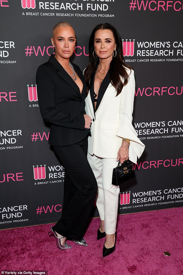 'This is my first night out since I got out of the hospital,' she said alongside best friend Kyle Richards. 'I feel good. I know it feels really devastating right now, but everything ¿ it gets better'