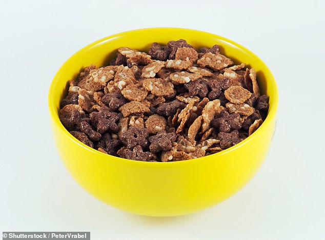 However sugar-laden flakes, such as these, may dissolve quickly if left in milk for too long (stock image)
