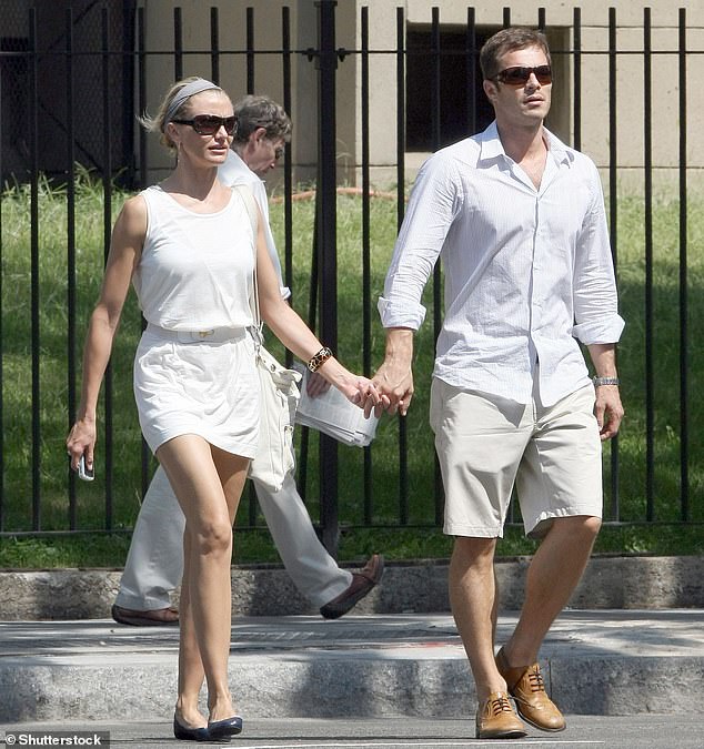 At the height of his career he dated a string of A-list stars, among them Hollywood actress Cameron Diaz (pictured together in 2008)