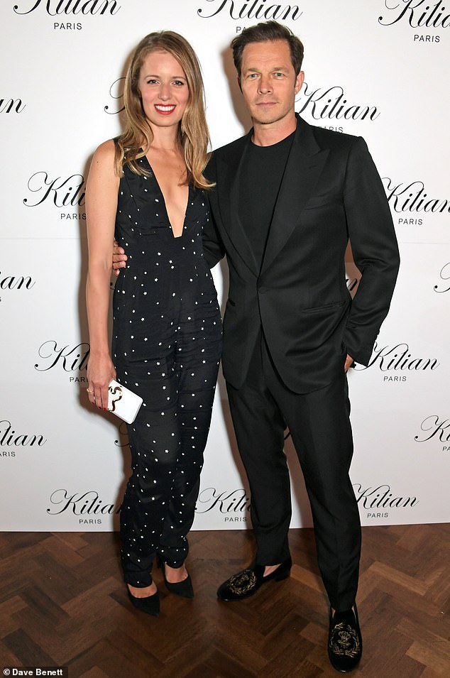 Now sober, he lives a quiet life in East London with Federica and their two daughters aged four and seven (pictured in 2019)