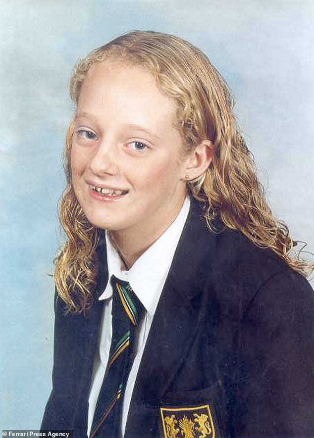 A school photograph of Danielle Jones released after she went missing aged 15