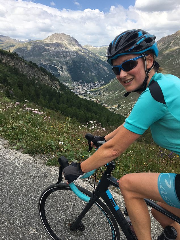 Just a few years ago, Ms Pieton was a super fit road cyclist who had just achieved her long-held dream of moving to France