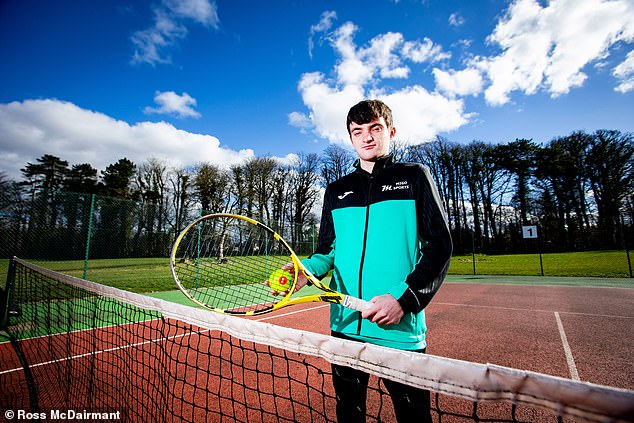 Aidan Moody has played in two Australian Opens in their learning disability category
