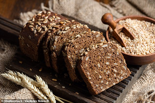 Australian accredited dietitian Jessica Spendlove told FEMAIL that rye bread is a top choice of  whole grain due to its 'higher soluble fibre content'