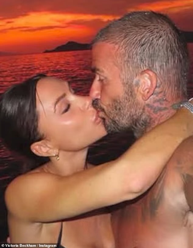 David is 50! Victoria said husband 'completes her and is everything she could have dreamed of and more' as she wished him a happy birthday with tribute video on Instagram  on Friday