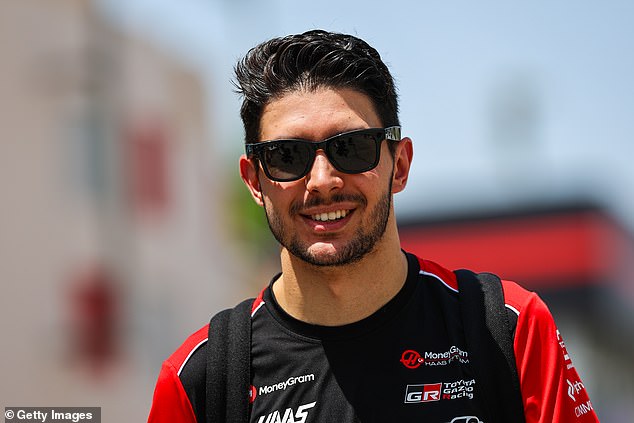 Esteban Ocon is the joint-tallest driver on the grid, standing at six feet, two inches tall