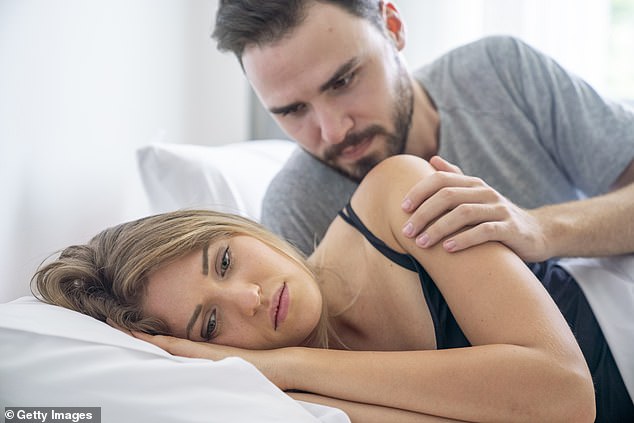 Around of half of middle-aged men are said to experience erectile dysfunction - though the condition is often not long-lived (stock image)