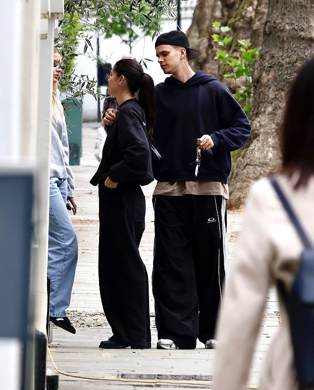 The family were later seen arriving back home at their house in West London