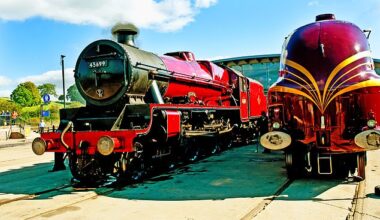 At Shildon's Locomotion Museum is packed full of old trains - including Galatea and Duchess of Hamilton, pictured